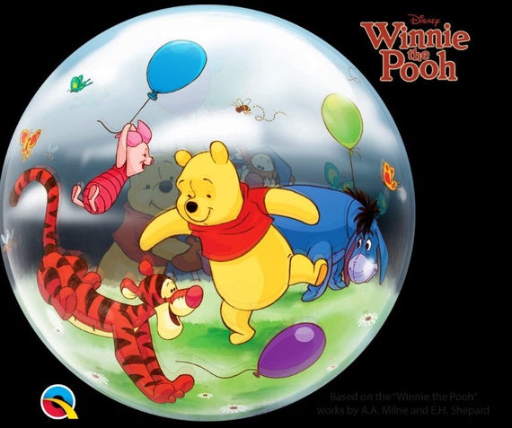 Globo Transparente De Winnie The Pooh De 22 Pulgadas De Etsy