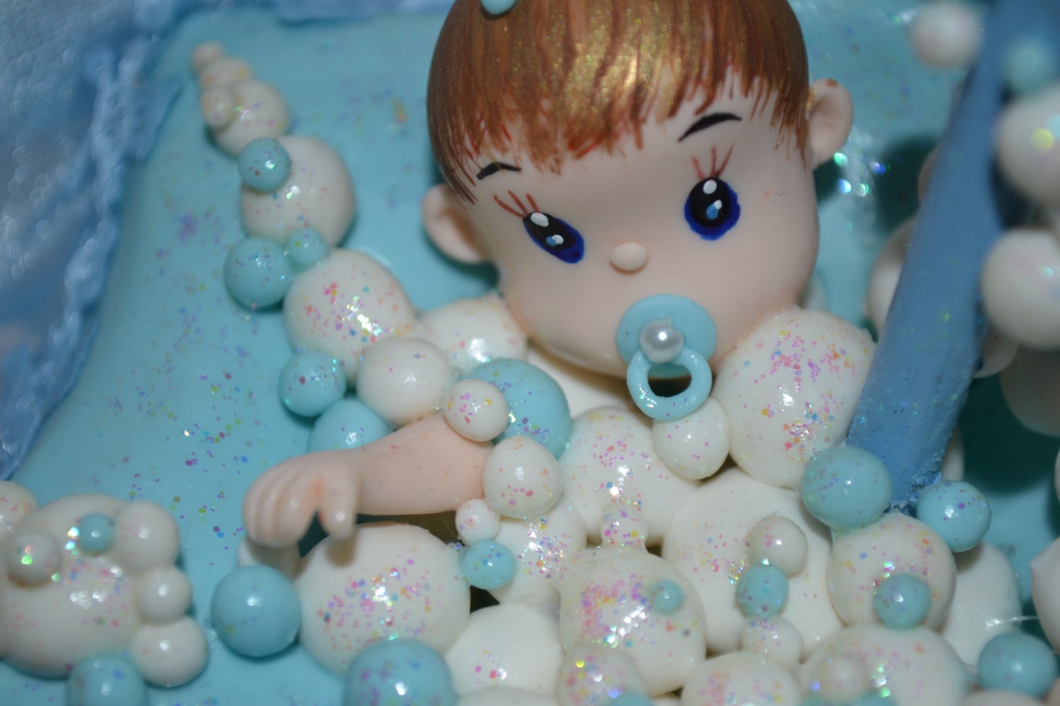 Cake Topper Made Out of Porcelain Clay for Any Party or Event. Etsy