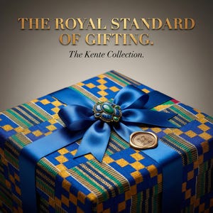 Kente Cloth Pattern Gift Wrap Paper | African Print Wrapping Paper