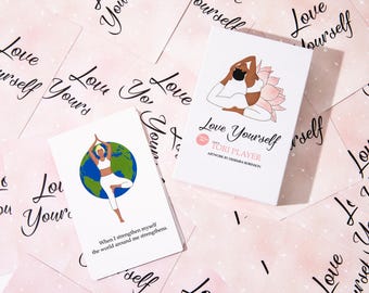 Self Love Positive Affirmation Cards for Women, Love Yourself Affirmation Cards