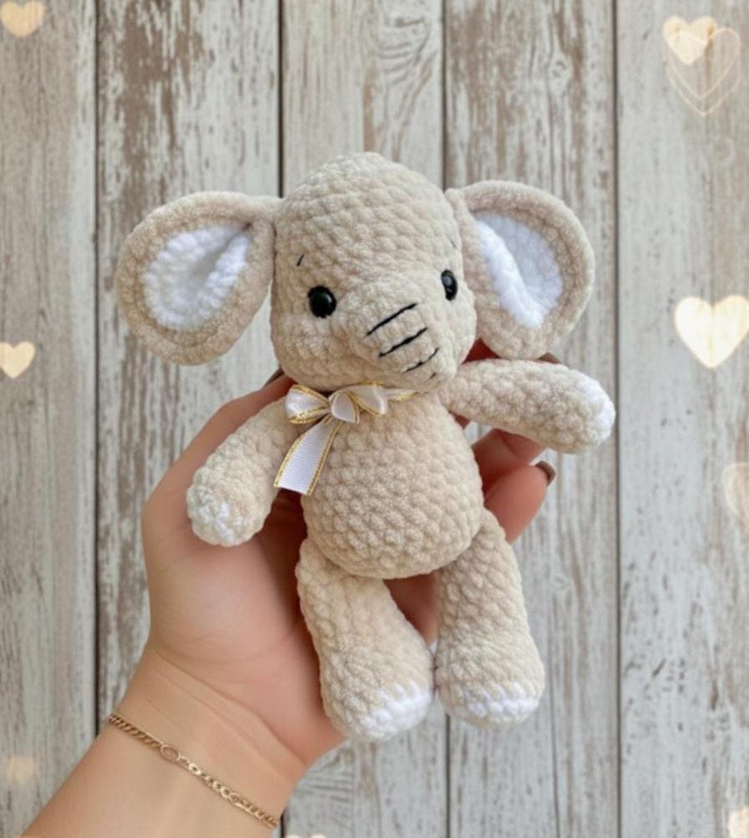 Mini Elephant Amigurumi Pattern | Easy Crochet PDF | Digital Download ...