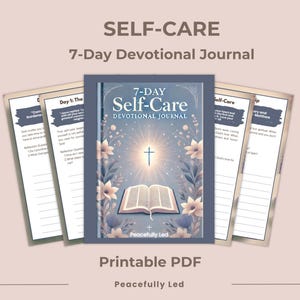 Self-Care Christian Devotional Journal 7-Day | Bible Study, Prayer (PDF Download)