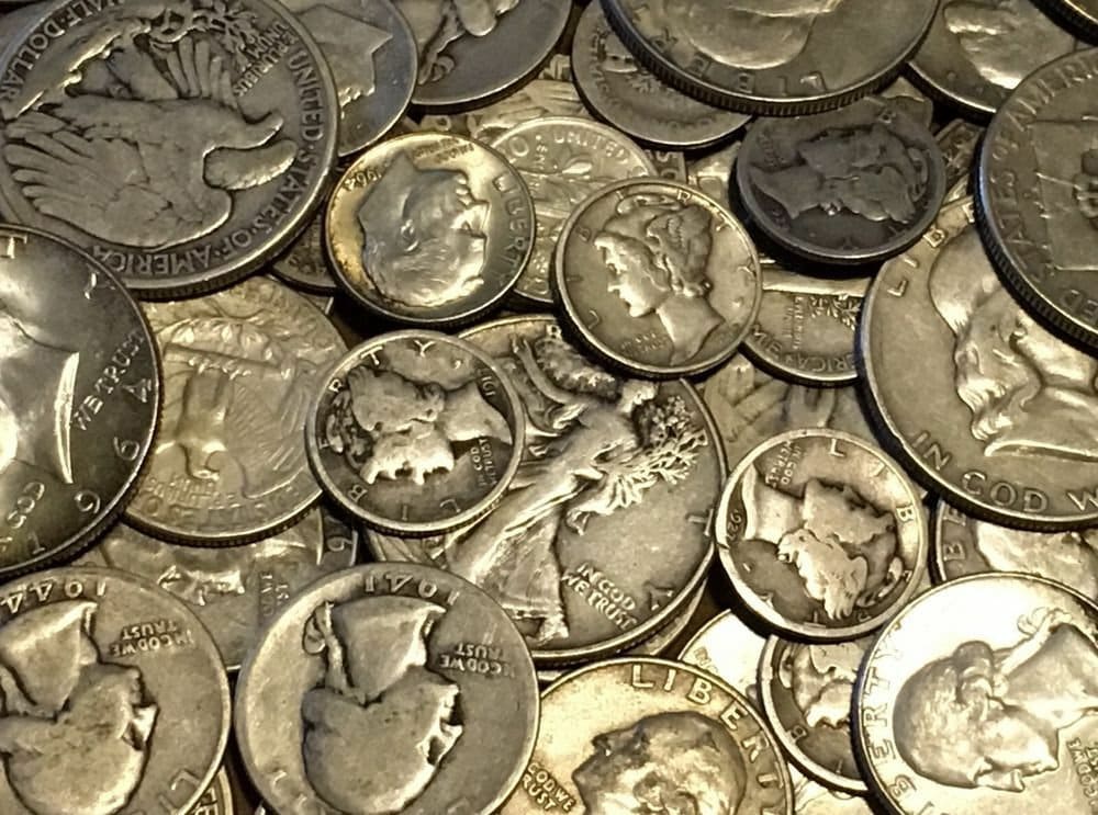 1 Dollar Face Value 90 SILVER US Coins Pre 1965 Full Dates Etsy