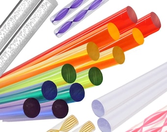 Acryl Lucite Rod Deuvel - Twee 1/2" (12,7 mm) x 24" (610 mm)
