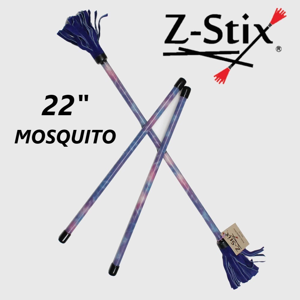 Z-Stix Professional Juggling Flower Sticks/Devil Sticks and 2 Hand Sticks,  High Quality, Beginner Friendly - Solid Series