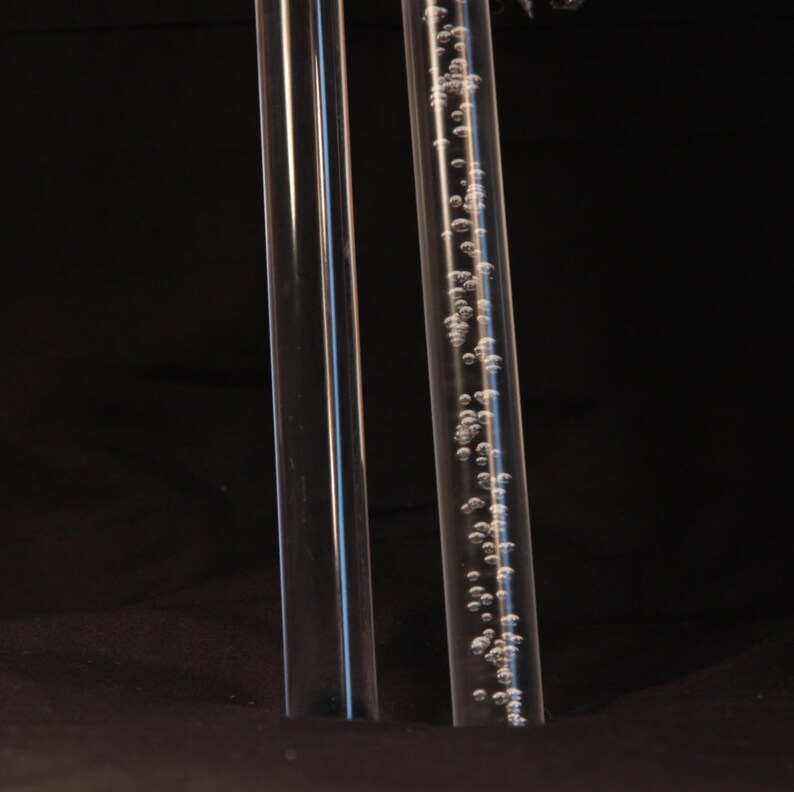 Clear Acrylic Lucite Rods – Two 1/2" X 24" Dowels For Crafts, Displays & DIY Projects
