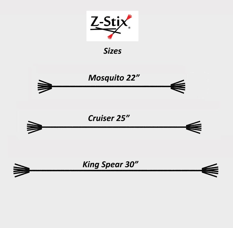 Mosquito 22 Z-Stix Made to Order Handmade Juggling Sticks-FlowerDevil Stick