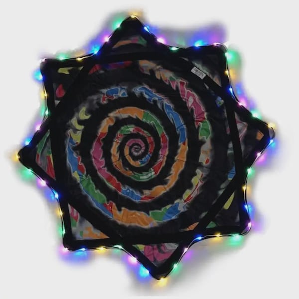 Mougee Spark Flow Star - AIR 28" MIDWAY 24" - Rechargeable Multi-Colored LED Lights - 3 Modes