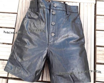 Short club en cuir