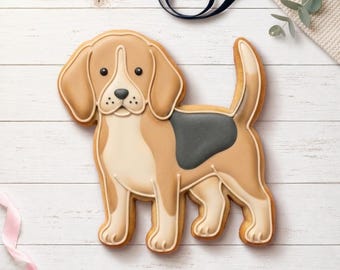 Tagliabiscotti Beagle STL, file di stampa 3D di razze canine popolari per famiglie, download digitale immediato - CCT1858