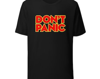 Don't Panic Galactic Guide Tee - Edgy Nerd Girl Streetwear
