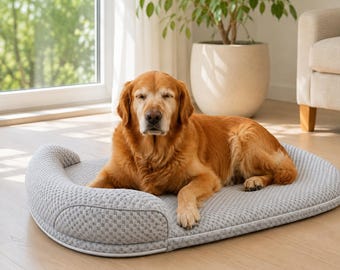 Cooling Orthopedic Dog Bed for Senior Dogs, Ice Silk Summer Pet Nest, Breathable Joint Support Mat
