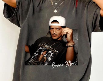 Retro 90's Comfort Colors® Bruno Mars Vintage T-shirt, 2026 Bowl Halftime Show Fan Shirt, Retro Bruno Mars Concert Tee