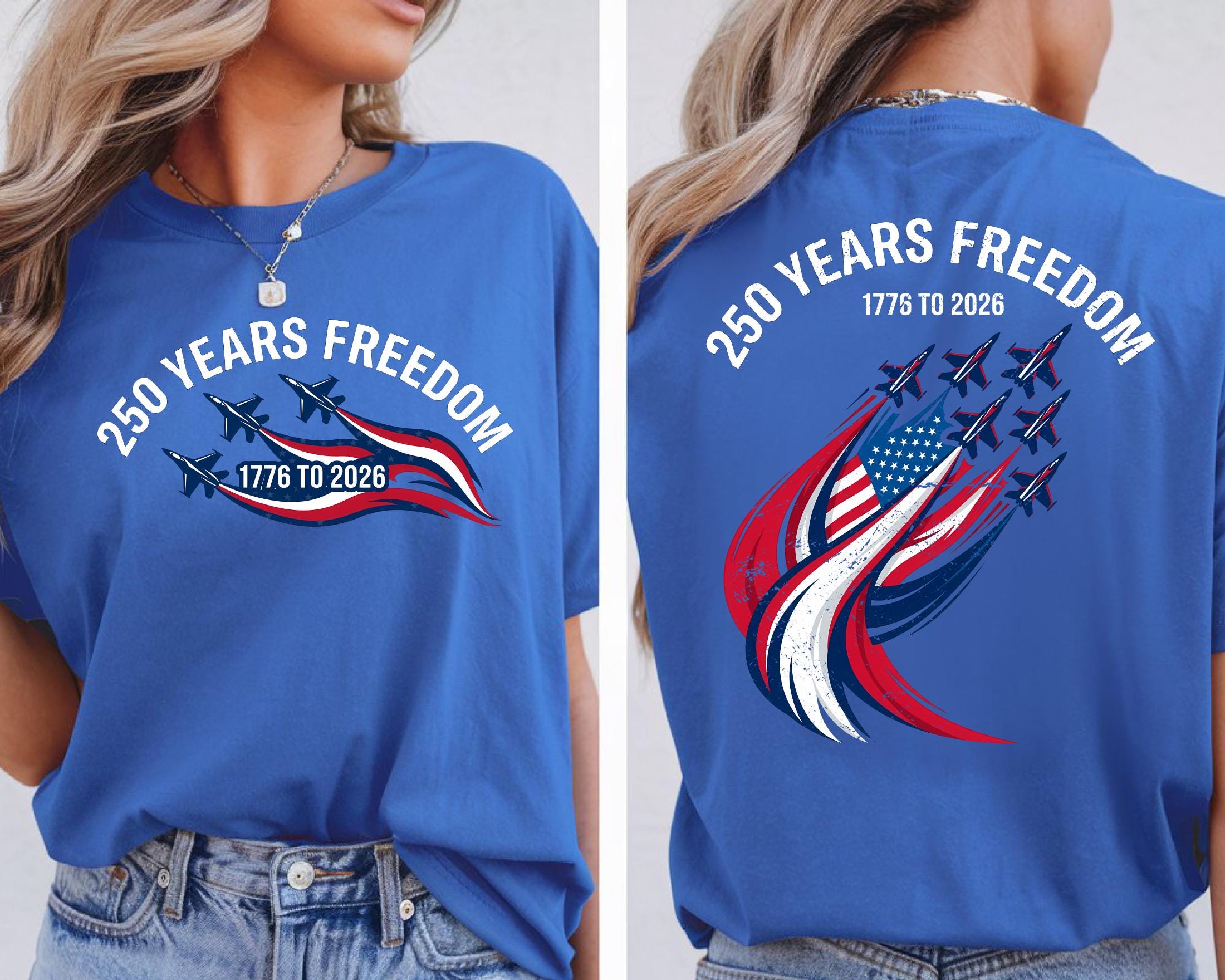 Discover America 250th Anniversary T-Shirt, USA Flag Patriotic T-Shirt, 4th of July Family Shirt