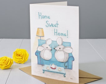 New Home Mouse Greeting Card