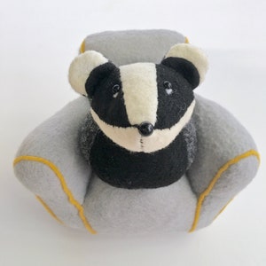 PDF Felt Badger and Armchair Sewing Pattern