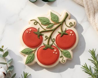 Foremka do ciastek w kształcie kiści pomidorów w formacie STL, plik do druku 3D Foodie