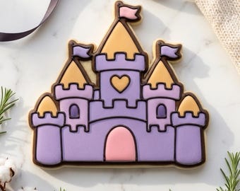 Cortador de galletas con forma de castillo, archivo STL para impresión 3D
