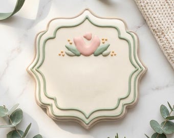 Usa Modern Plaque Cookie Cutter STL, Plaque 3D Print File