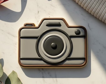 Camera Cookie Cutter STL File for 3D Printing, 11 Sizes