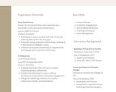 Modern Resume Template Canva | Minimal CV Template | Professional Resume | Editable Resume Template | Instant Download