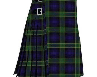 Barnes Ancient Tartan Kilt – 8 Yard Acrylic Wool Traditional Scottish Kilt