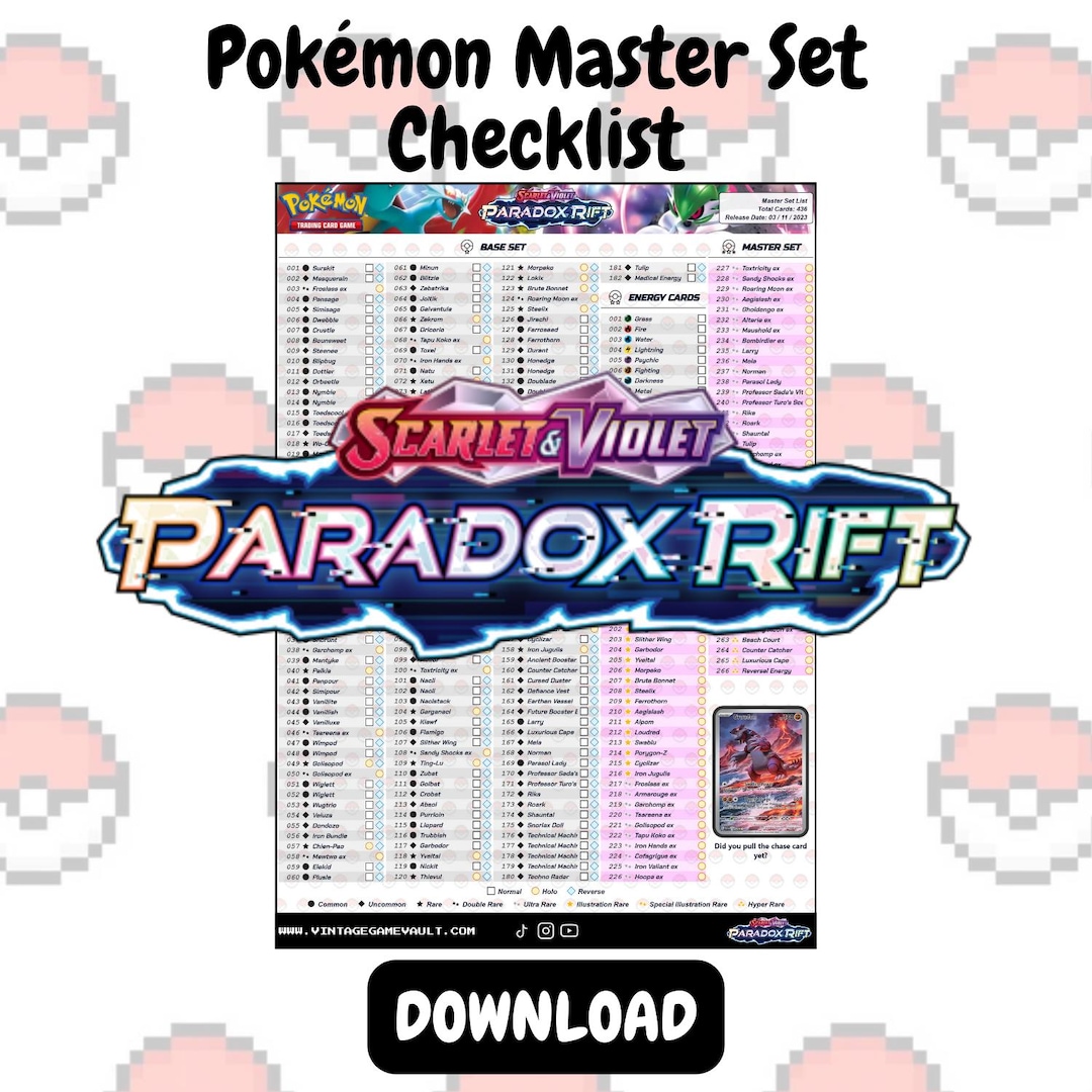 pokemon paradox card list Card Gallery