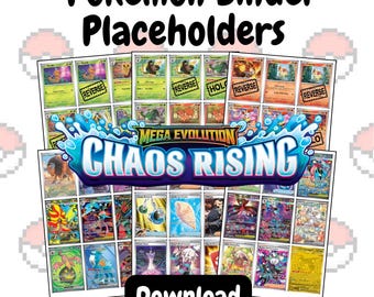 Pokémon Mega Evolutions - Chaos Rising - Tijdelijke aanduiding voor verzamelmap voor verzamelmap (download)