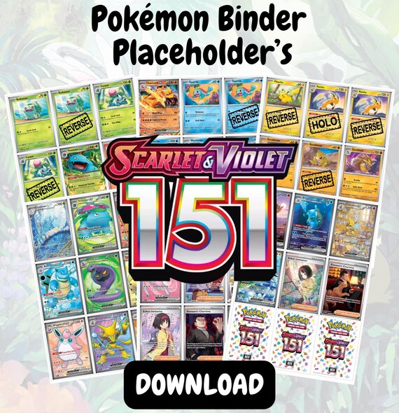 pokemon scarlet and violet 151 card set Pokemon Scarlet & Violet 151 Complete 1-165 Base Set + Holo Energies