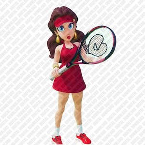 mario characters red dress Pauline