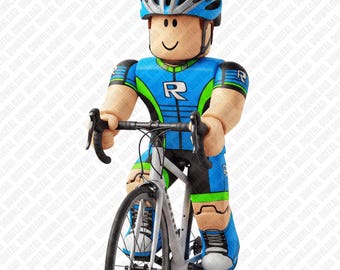Roblox Cyclist PNG Gamer Sports Athlete Biking Digital Download Art Sublimation DTF Transfer Character Boy Cycle Graphic Design