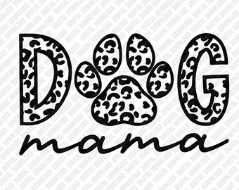 Dog Mama PNG, Varsity Style Dog Mom Design, Cute Puppy Lover Digital Download, Mother Day Gift DTF Transfer Sublimation 2026 Sporty Graphic