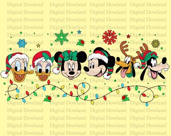 Christmas Vacation PNG, Merry Christmas Character Digital Download, Holiday Trees Sublimation Design, Festive Friends PNG, Magical Christmas