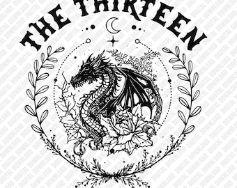 El Trono de Cristal de los Trece PNG, Manon Blackbeak Sublimación, Hasta que la Oscuridad nos Reclame DTF, Arte Digital Descargable de Fantasía Bookish