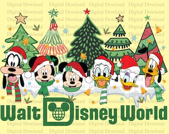 Christmas Vacation PNG, Merry Christmas Character Digital Download, Holiday Trees Sublimation Design, Festive Friends PNG, Magical Christmas