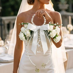 Pearl Hoop Bouquet - Etsy