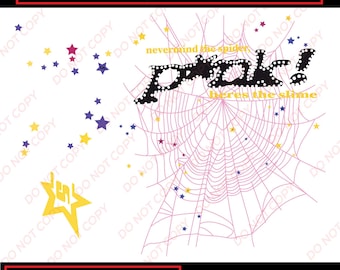 SP5DER PNG Svg Bundle, Spider Web Graphic Design, Y2K Streetwear Digital Download, Jpg Png Pdf Ai Svg Files