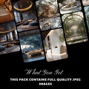 100 Luxury Interior Backdrops: High-Resolution JPGs (Digital Download) image 4