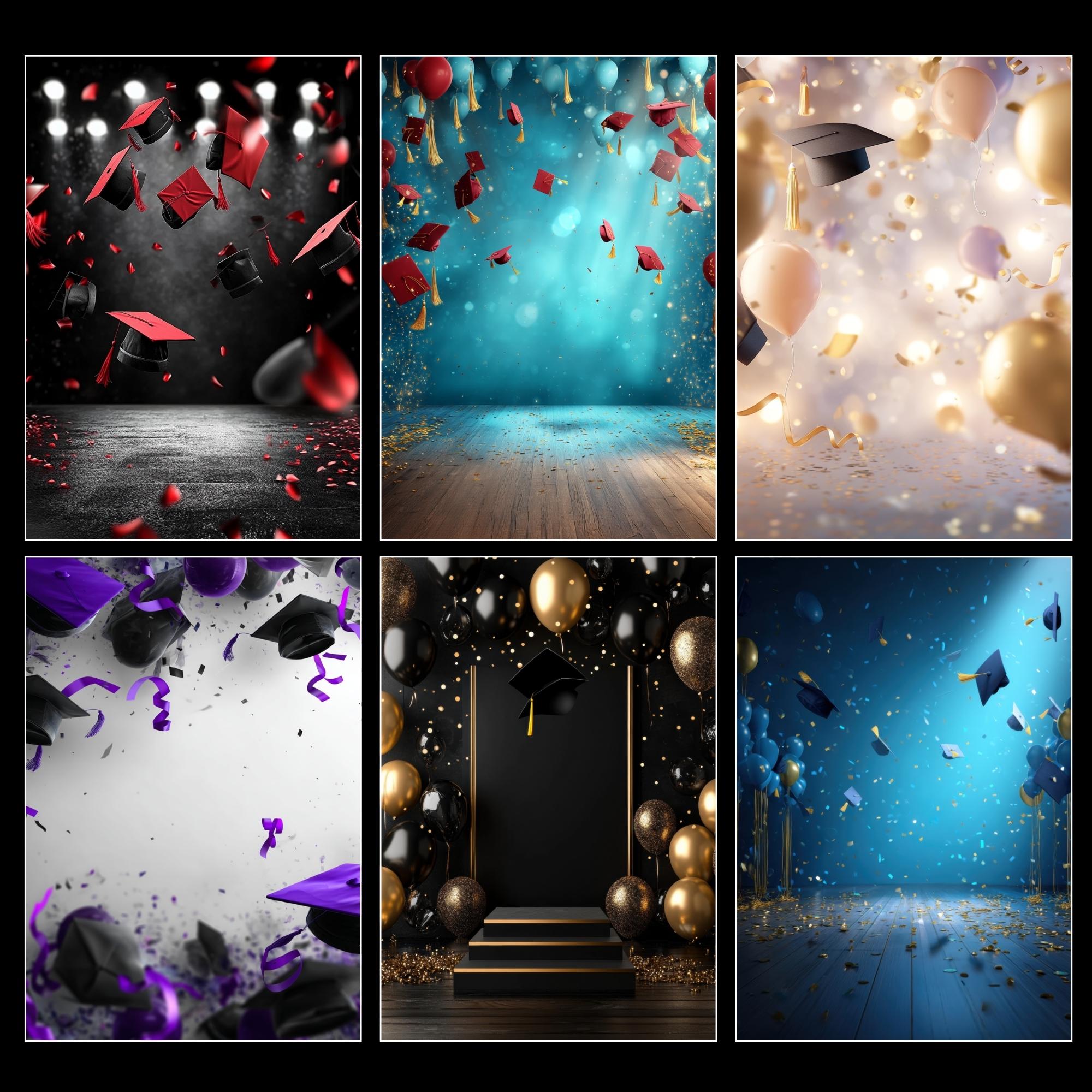 Graduation Photography Backdrops, Senior Portrait Backgrounds, Grad ...