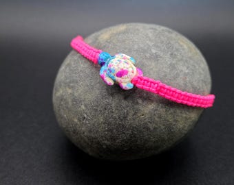 Sea Turtle Adjustable Braided Bracelet - Ocean Lover Gift for Adults and Kids, Friendship Bracelet, Ocean Jewelry, Bracelets for Wildlife