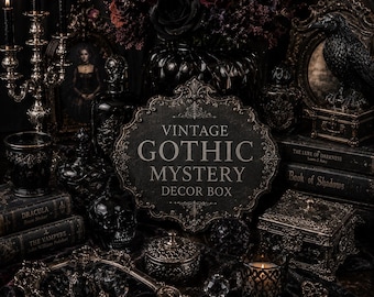 Curated Gothic Mystery Decor Box- Choose Your Style