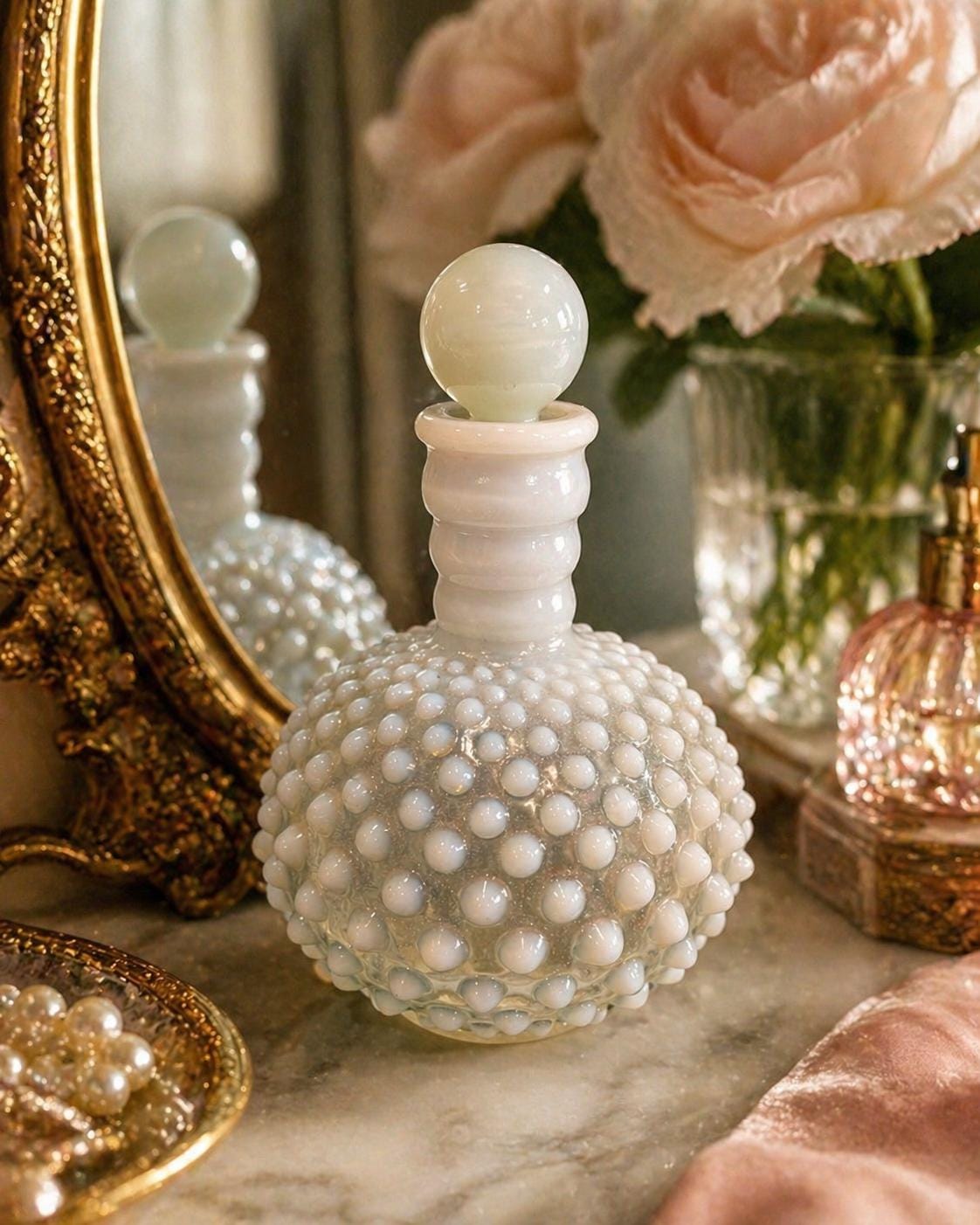 Fenton Perfume Bottle - Etsy