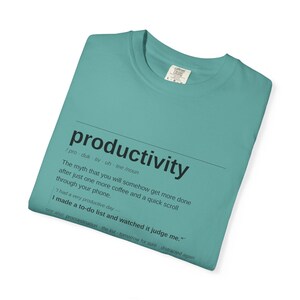 Productivity Shirt | Funny Office Humor Tee | Procrastination Meme | Coworker Gift