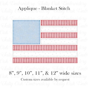 USA vlag stoffen dekensteek borduurwerk ontwerpen, Fourth of July, Independence Day, Memorial Day, patriottisch | Grote maten | Digitaal bestand