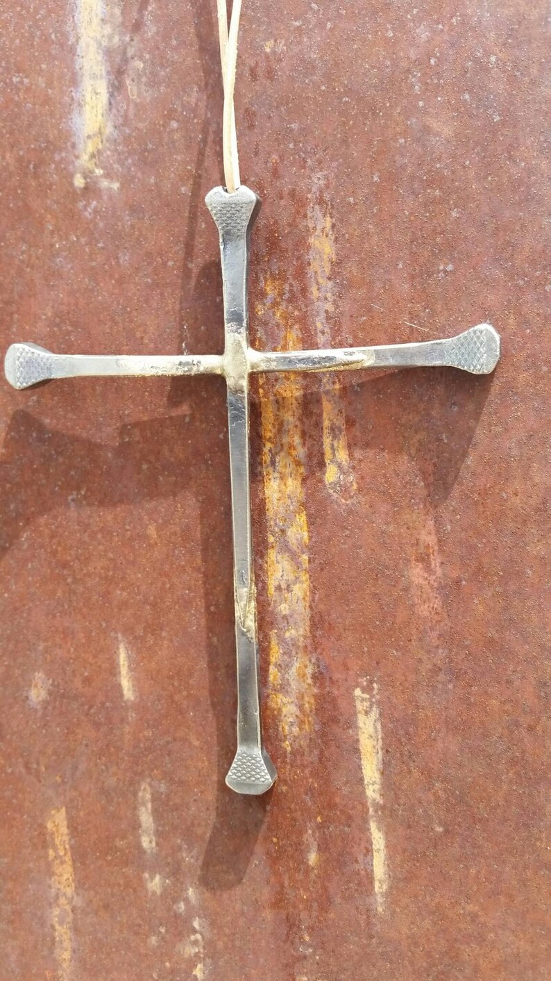 Five Horseshoe Nail Crosses Large for One Price Etsy