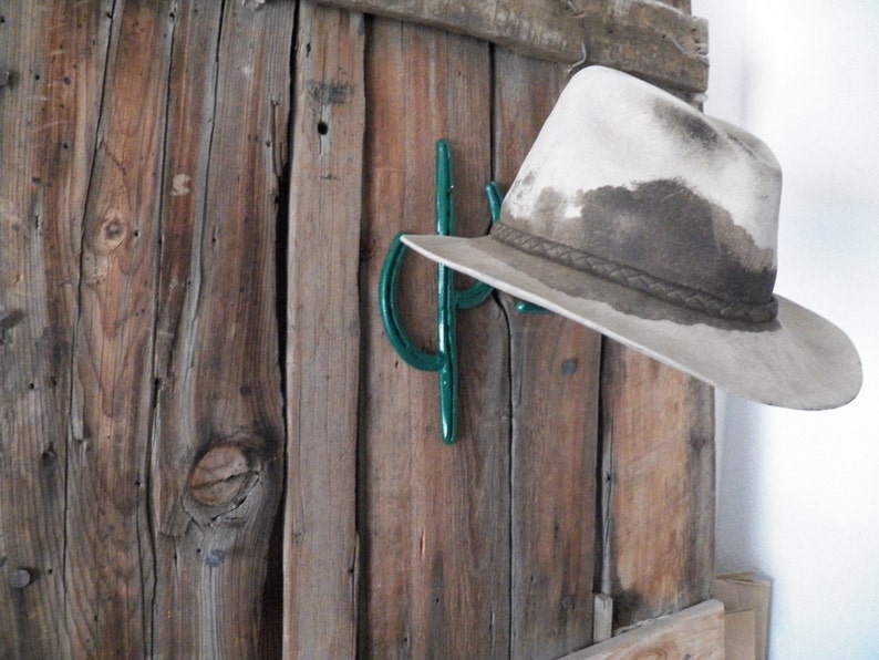 Horseshoe Cactus Cowboy Hat Rack image 3