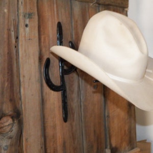 Horseshoe Cactus Cowboy Hat Rack image 1