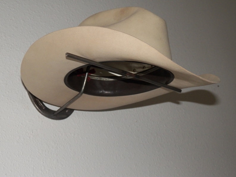 Horseshoe Cowboy Hat Rack Etsy