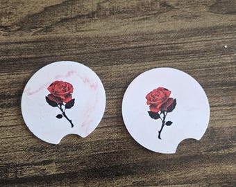 Automotive Car Coasters - Small 2 1/2" Diameter - Set of 2