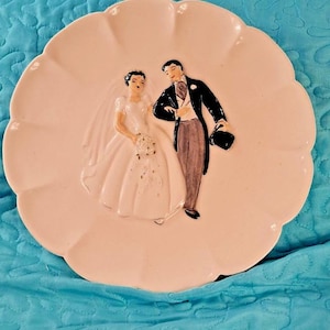Hochzeitsteller aus Keramik, handgefertigt